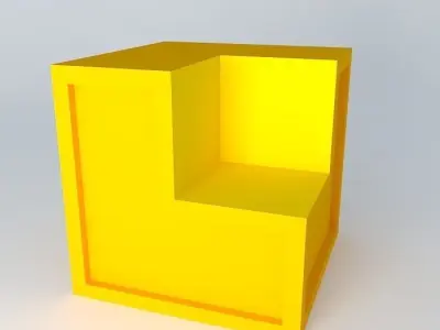 Sculpture cube Free 3D model