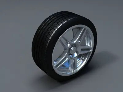 Car rim 3D model