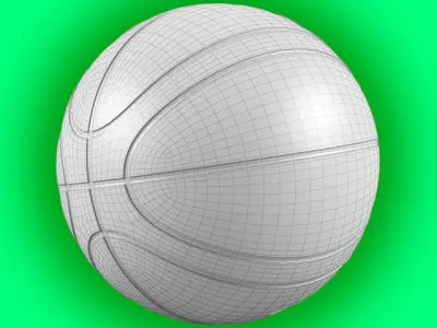 Football and Basketball  Free 3D model