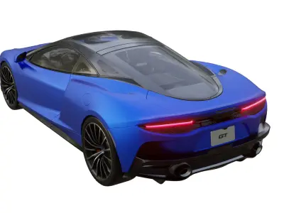 McLaren GT 2020 Low-poly 3D model by sinan-alzayde