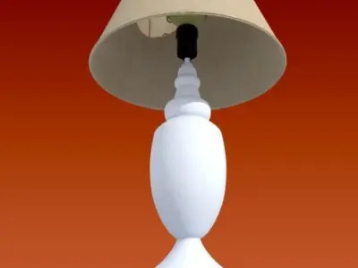 Table Lamp Free 3D model 2