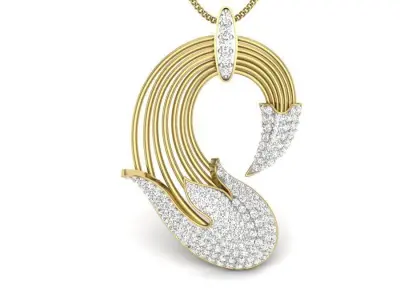 Women Pendant 3D print model