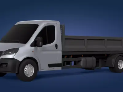 Generic Tipping - Dump - Construction Van - Truck 3D model