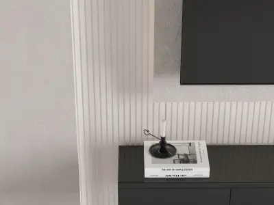 Tv Wall Set 12 3D model