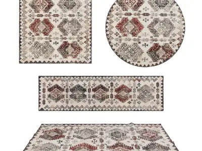 Rugs No 520 Low-poly 3D model
