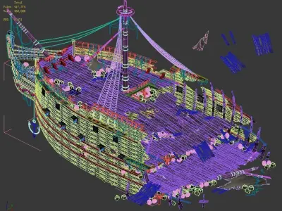 Game Shipwreck - Wreck Wreck 01 3D model