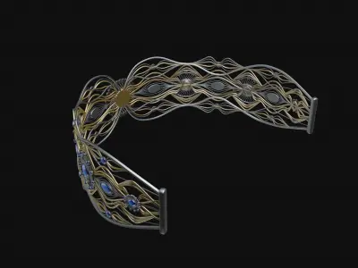 Tiara hair band  3D model