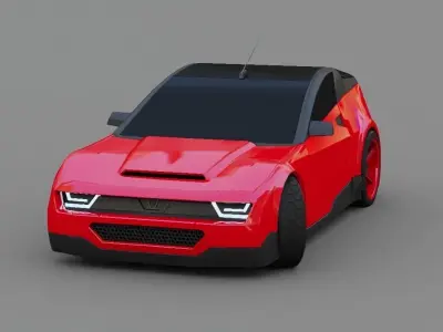 Concept car 3D model
