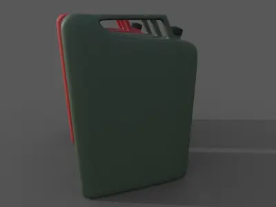 Fuel canister Low-poly 3D model Low-poly 3D model
