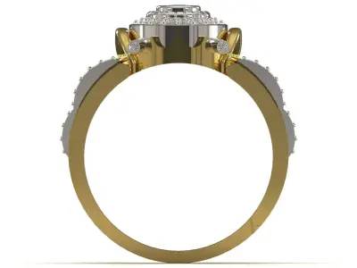 Luxury men jewelry STL 3DM 3D gold ring model mr0317 3D print model