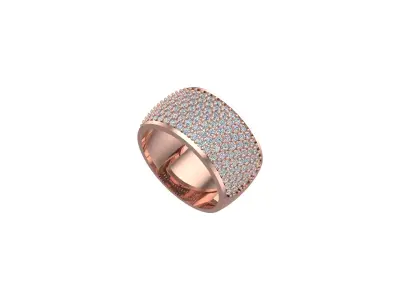 Diamond Ring 3D print model 75