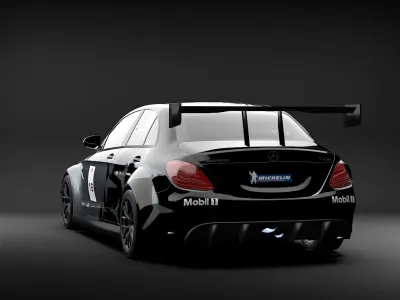 Mercedes-Benz C63 AMG GT3 Wide Body 3D model