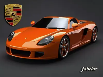 Porsche Carrera GT 3D model