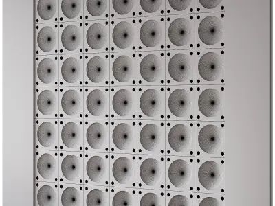 Wall 3D panel 49 Low-poly 3D model