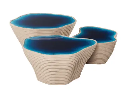 Resin Coffee Tables 3D model
