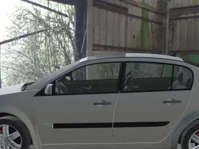 MEGANE - 3DS - FBX - OBJ - iProp - ICLONE 7  3D model