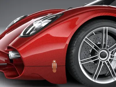 Pagani Utopia Roadster 2025 3D model