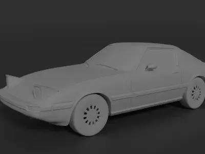 Mazda RX-7 FB 3D print model