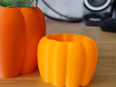 Pumpkin Pot and Planter for Halloween - Vase mode Free 3D print model