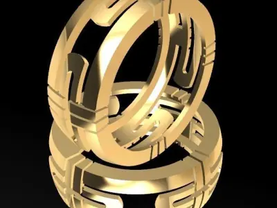 Bvlgari Ring  3D print model