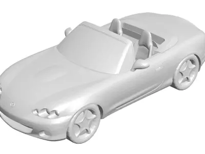 Car - Mazda 3D print model
