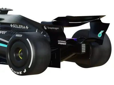 F1 Mercedes W16 2025 3D model