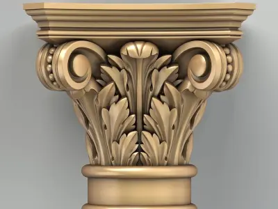 Column Capital 008 3D model