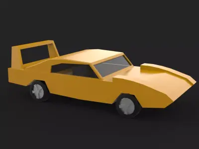 Dodge Low-poly 3D model