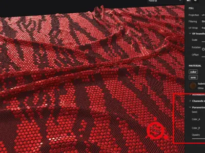 Glitter Fabric Material Texture