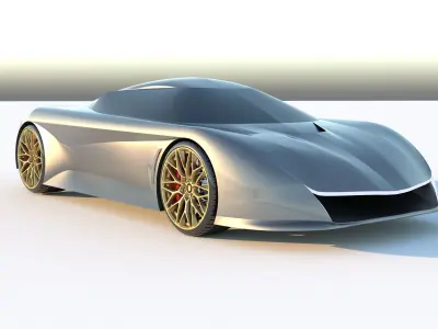 Alpha A99R Jug P9 Low-poly 3D model