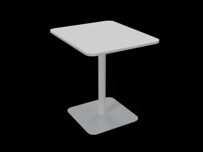 Mesa Cafe Table-Model 4671 v-02 Low-poly 3D model