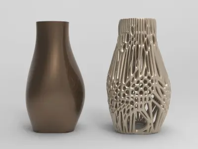Vase Voronoi 10 3D print model