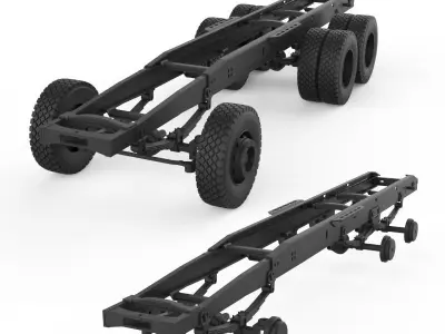 Chassis Mercedes Benz NG 3D print model