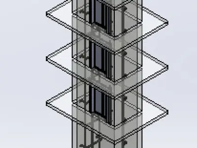 Lift 1000kg  3D model