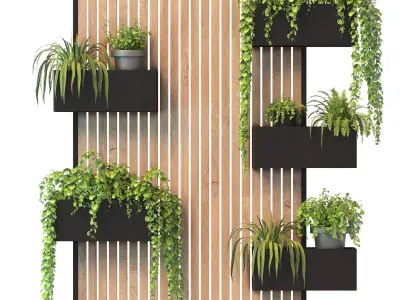 Floating Greenery 3D model