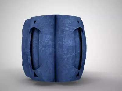 Geometric Bead Free low-poly 3D model