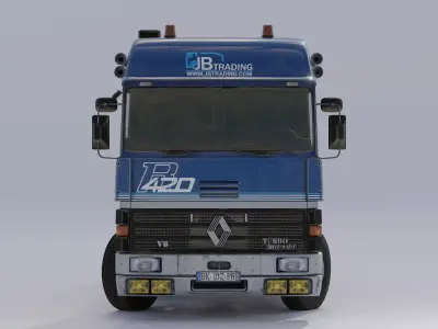 Renault R420 V8 6x4  Remastered Edition 3D model