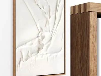 Plaster Two Frame 21 Low-poly 3D model