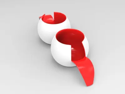Luys Vase Low-poly 3D model