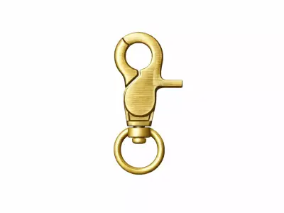 Luxury Metal Bag Hook Premium Purse Carabine 12mm 3D print model