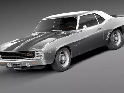 Chevrolet Camaro Z28 CG 1969 3D model