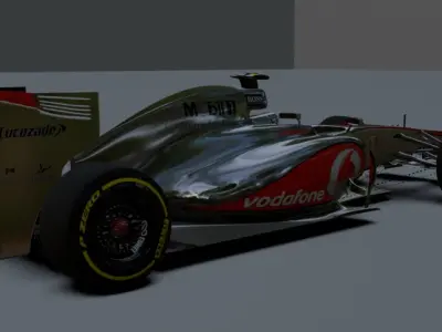 Mercedes Mclaren Formula 1 3D model