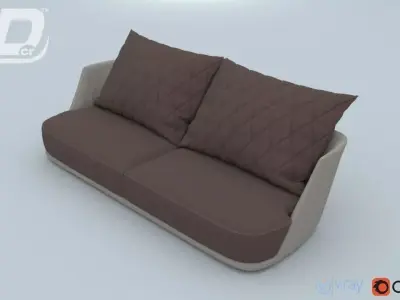 Quiron Sofa 3D model