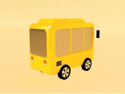 Low Poly Cars car Low-poly 3D model