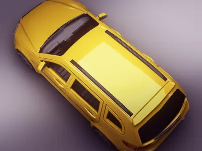 Station Wagon 2 Low-poly 3D model