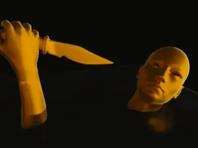 Thriller Statue Free 3D model