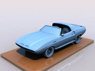 Dodge Diamante 1970 3D print model