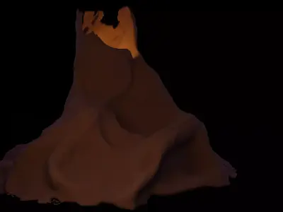 Trunk mountain Free 3D model