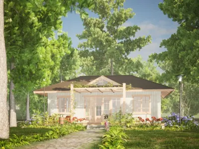 036Countryhouse1f81m2 3D model
