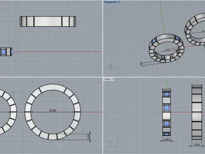 Rings 66113 3D print model